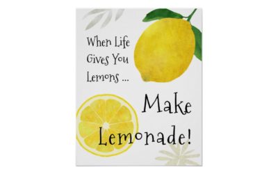 When Life Gives You Lemons, Learn How To Make Lemonade
